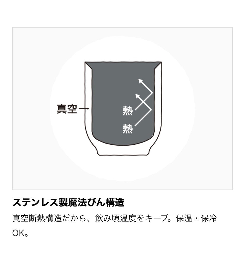 JDT-300 真空断熱カップ 300ml